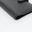 LOUIS VUITTON Epi Agenda PM Day Planner Cover Black R20092 LV Auth 171284-14