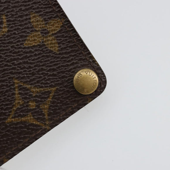 LOUIS VUITTON Monogram Porto Cartes Crdit Pression Card Case M60937 Auth 171285