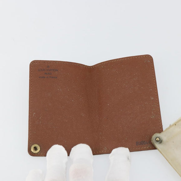 LOUIS VUITTON Monogram Porto Cartes Crdit Pression Card Case M60937 Auth 171285