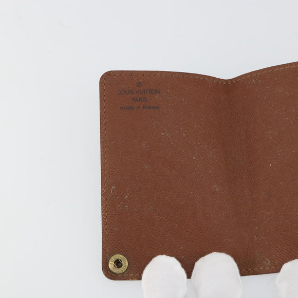 LOUIS VUITTON Monogram Porto Cartes Crdit Pression Card Case M60937 Auth 171285