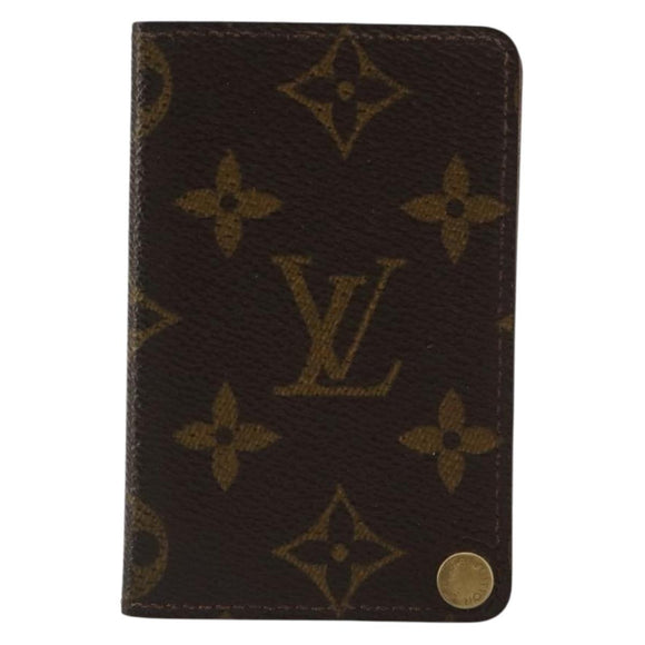 LOUIS VUITTON Monogram Porto Cartes Crdit Pression Card Case M60937 Auth 171285