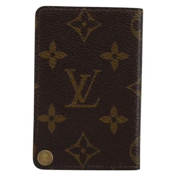 LOUIS VUITTON Monogram Porto Cartes Crdit Pression Card Case M60937 Auth 171285