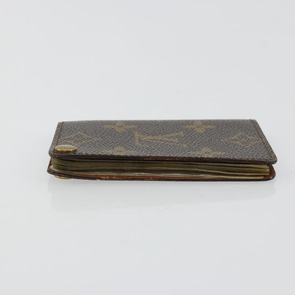 LOUIS VUITTON Monogram Porto Cartes Crdit Pression Card Case M60937 Auth 171285