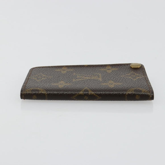 LOUIS VUITTON Monogram Porto Cartes Crdit Pression Card Case M60937 Auth 171285