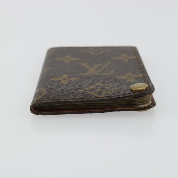 LOUIS VUITTON Monogram Porto Cartes Crdit Pression Card Case M60937 Auth 171285
