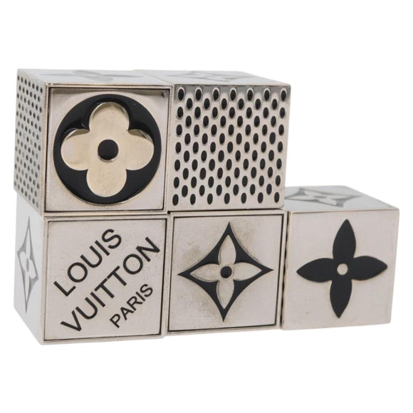 LOUIS VUITTON LV Würfelspiel Metall Silber M99454 LV Auth 171297V