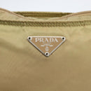 PRADA Shoulder Bag Nylon Beige Auth 171312-18