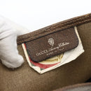 GUCCI GG Supreme Web Sherry Line Tote Bag PVC Beige Gold 39 02 003 Auth 171316-18