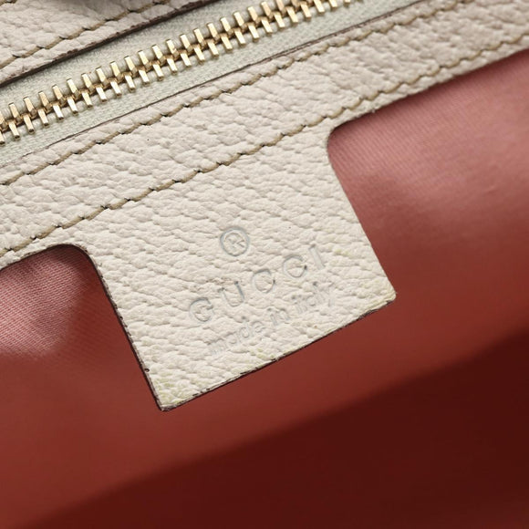 GUCCI GG Canvas Sherry Line Tote Bag Pink Gold 137396 Auth 171318