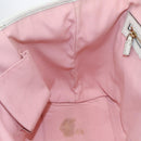 GUCCI GG Canvas Sherry Line Tote Bag Pink Gold 137396 Auth 171318-11