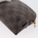 LOUIS VUITTON Damier Ebene Pochette Cosmetic PM Pouch N47516 LV Auth 171319-13