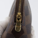 LOUIS VUITTON Damier Ebene Pochette Cosmetic PM Pouch N47516 LV Auth 171319-14
