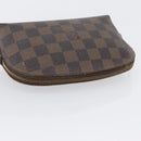 LOUIS VUITTON Damier Ebene Pochette Cosmetic PM Pouch N47516 LV Auth 171319-7
