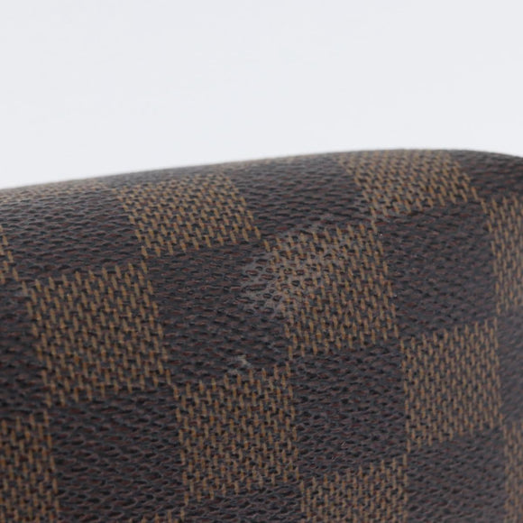 LOUIS VUITTON Damier Ebene Pochette Cosmetic PM Pouch N47516 LV Auth 171319