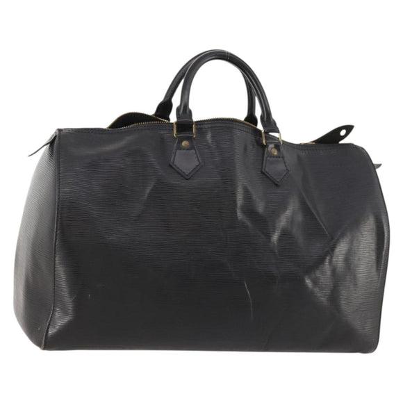 LOUIS VUITTON Epi Speedy 40 Hand Bag Black M42982 LV Auth 171322