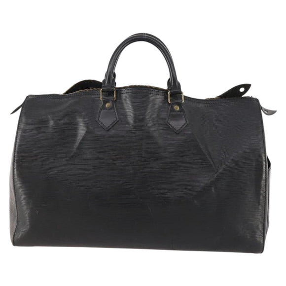 LOUIS VUITTON Epi Speedy 40 Hand Bag Black M42982 LV Auth 171322