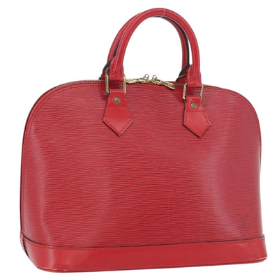 LOUIS VUITTON Epi Alma Hand Bag Castilian Red M52147 LV Auth 171323