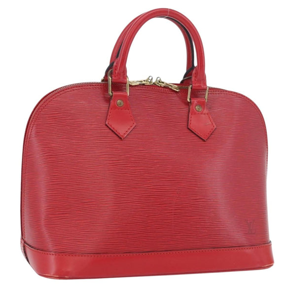 LOUIS VUITTON Epi Alma Hand Bag Castilian Red M52147 LV Auth 171323
