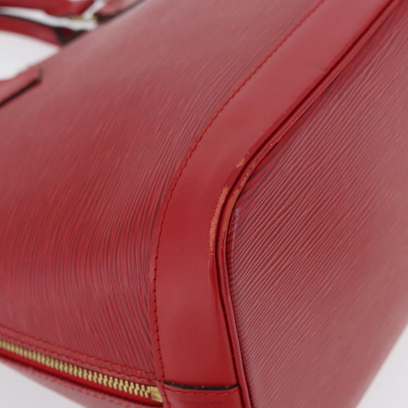 LOUIS VUITTON Epi Alma Hand Bag Castilian Red M52147 LV Auth 171323