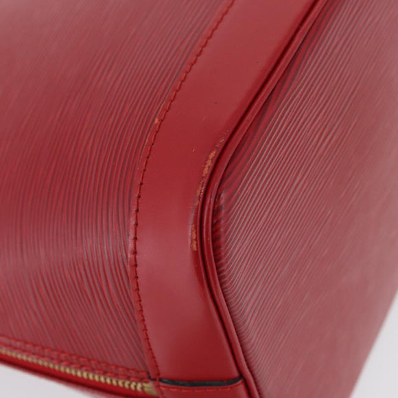 LOUIS VUITTON Epi Alma Hand Bag Castilian Red M52147 LV Auth 171323