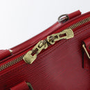 LOUIS VUITTON Epi Alma Hand Bag Castilian Red M52147 LV Auth 171323-10