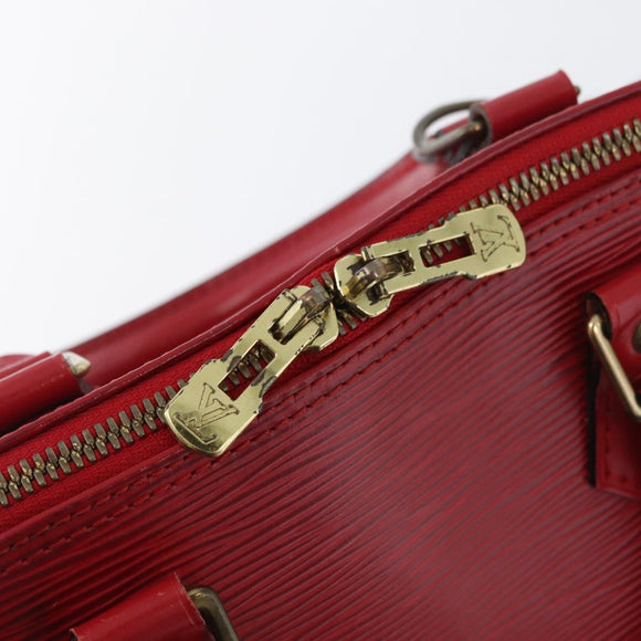 LOUIS VUITTON Epi Alma Hand Bag Castilian Red M52147 LV Auth 171323