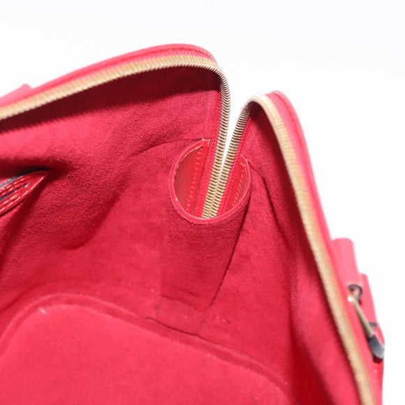 LOUIS VUITTON Epi Alma Hand Bag Castilian Red M52147 LV Auth 171323