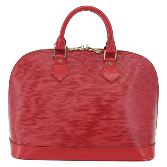 LOUIS VUITTON Epi Alma Hand Bag Castilian Red M52147 LV Auth 171323