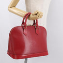 LOUIS VUITTON Epi Alma Hand Bag Castilian Red M52147 LV Auth 171323-21