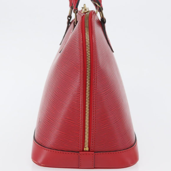 LOUIS VUITTON Epi Alma Hand Bag Castilian Red M52147 LV Auth 171323