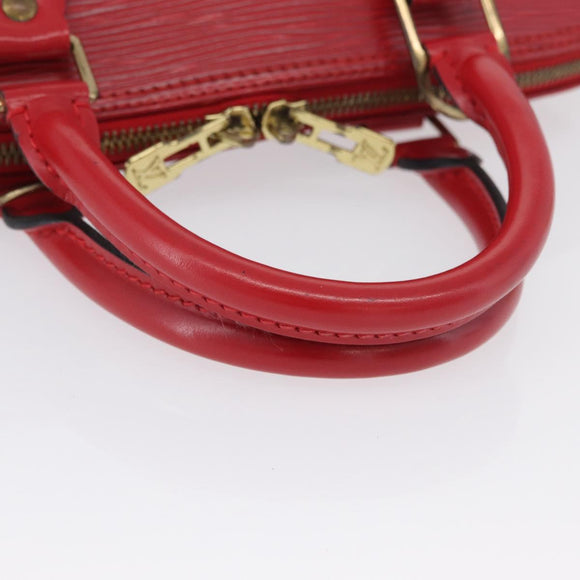 LOUIS VUITTON Epi Alma Hand Bag Castilian Red M52147 LV Auth 171323