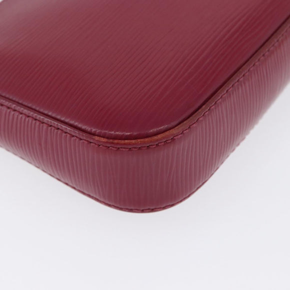 LOUIS VUITTON Epi Pochette Accessoires Pouch Fuchsia M40777 LV Auth 171324A