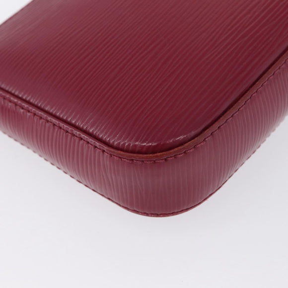 LOUIS VUITTON Epi Pochette Accessoires Pouch Fuchsia M40777 LV Auth 171324A