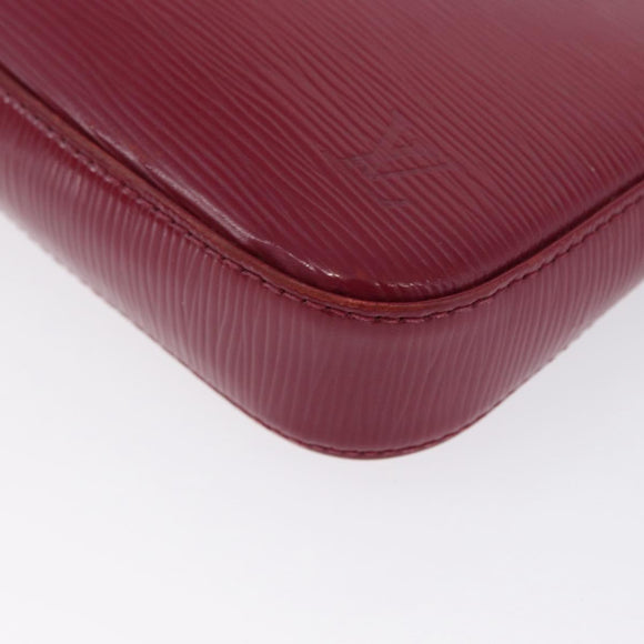 LOUIS VUITTON Epi Pochette Accessoires Pouch Fuchsia M40777 LV Auth 171324A