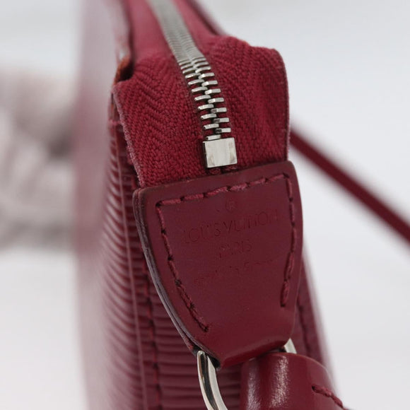 LOUIS VUITTON Epi Pochette Accessoires Pouch Fuchsia M40777 LV Auth 171324A