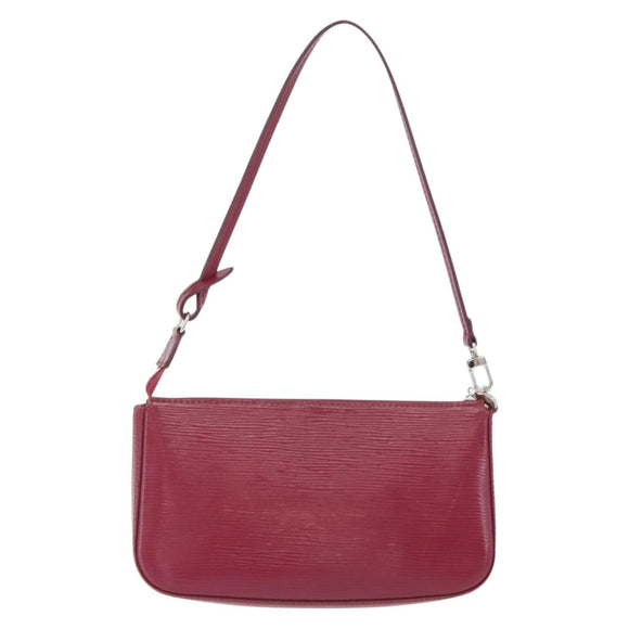 LOUIS VUITTON Epi Pochette Accessoires Pouch Fuchsia M40777 LV Auth 171324A