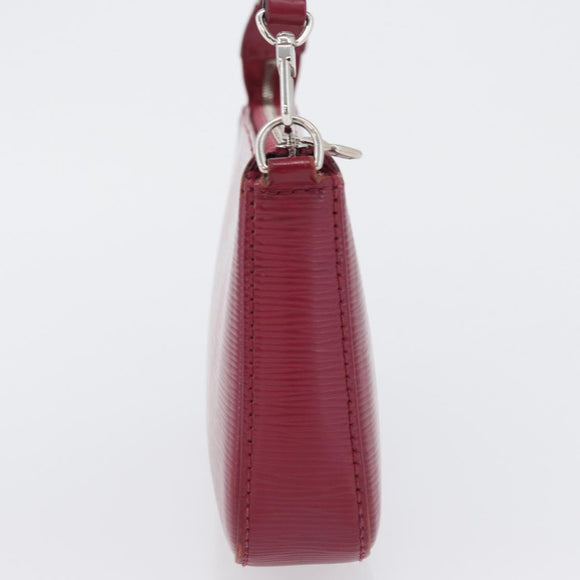 LOUIS VUITTON Epi Pochette Accessoires Pouch Fuchsia M40777 LV Auth 171324A