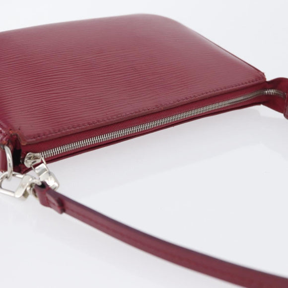 LOUIS VUITTON Epi Pochette Accessoires Pouch Fuchsia M40777 LV Auth 171324A