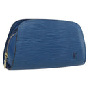 LOUIS VUITTON Epi DauphinePM Pouch Blue M48445 LV Auth 171325-1