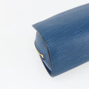LOUIS VUITTON Epi DauphinePM Pouch Blue M48445 LV Auth 171325-16