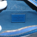 LOUIS VUITTON Epi DauphinePM Pouch Blue M48445 LV Auth 171325-9