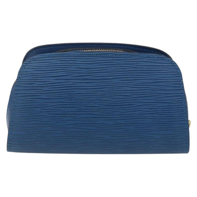LOUIS VUITTON Epi DauphinePM Pouch Blue M48445 LV Auth 171325 - 0