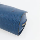LOUIS VUITTON Epi DauphinePM Pouch Blue M48445 LV Auth 171325-7