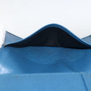 LOUIS VUITTON Epi Couverture Pass Case Blue LV Auth 171326-18