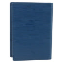 LOUIS VUITTON Epi Couverture Pass Case Blue LV Auth 171326-3