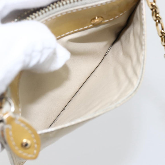 LOUIS VUITTON Vernis Pochette Cles NM Coin Purse Broncorail M91463 Auth 171328