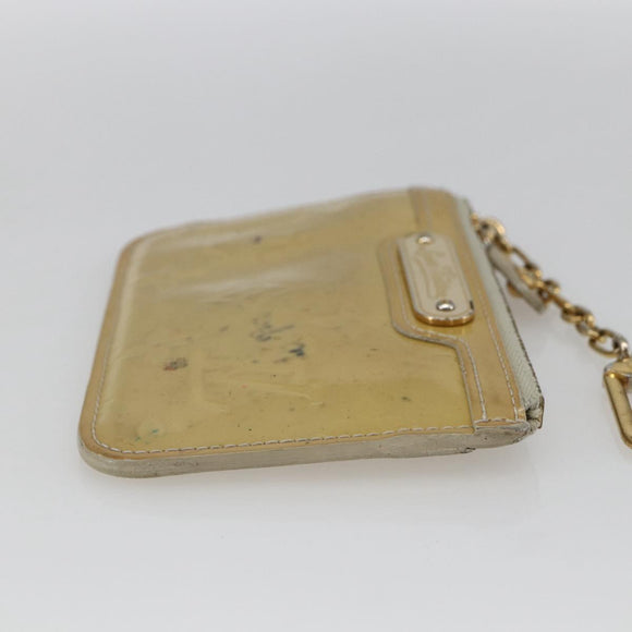 LOUIS VUITTON Vernis Pochette Cles NM Coin Purse Broncorail M91463 Auth 171328