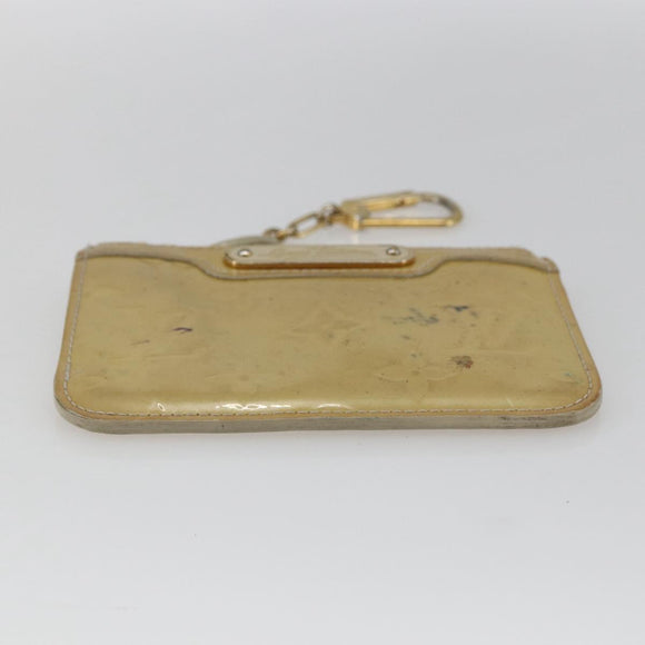 LOUIS VUITTON Vernis Pochette Cles NM Coin Purse Broncorail M91463 Auth 171328