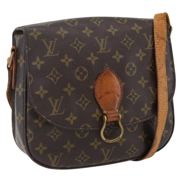 LOUIS VUITTON Monogram Saint Cloud GM Shoulder Bag M51242 LV Auth 171329