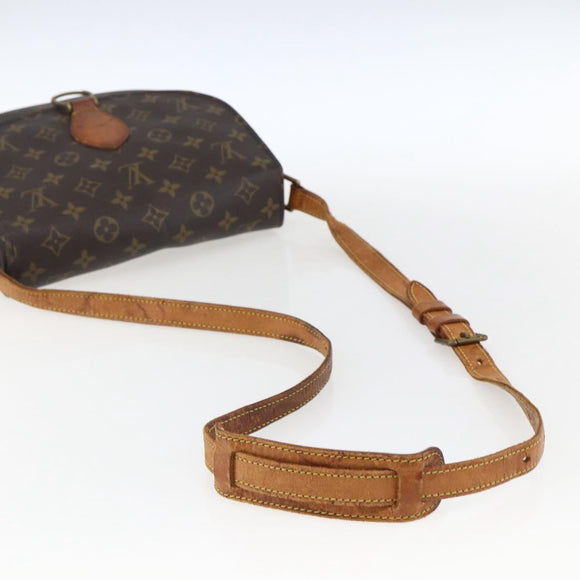 LOUIS VUITTON Monogram Saint Cloud GM Shoulder Bag M51242 LV Auth 171329